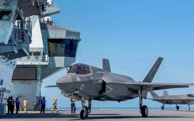 Số lượng kỷ lục tiêm kích F-35B trên tàu sân bay của Hải quân Anh