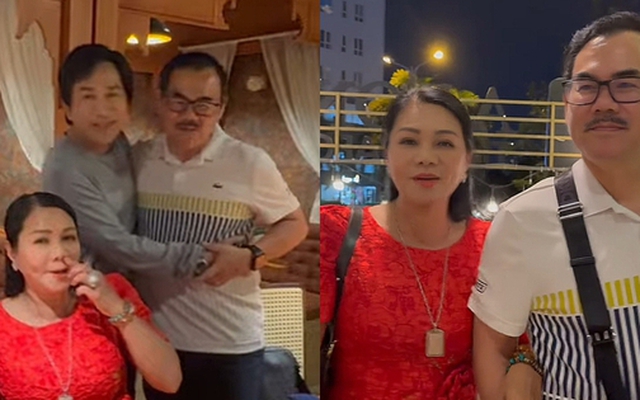 Nữ NSƯT từ Mỹ dẫn chồng về thăm "người tình sân khấu"