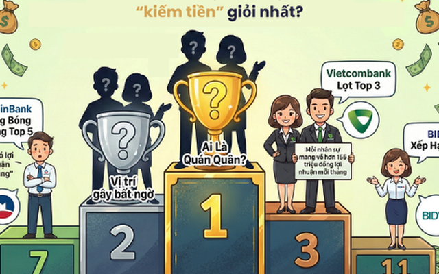 Bất ngờ “khả năng kiếm tiền” của nhân viên ngân hàng sau khi toàn ngành cắt giảm 4.000 người: 1 nhân sự Big 4 mang về lợi nhuận 100 triệu/tháng, vẫn chưa phải mức cao nhất