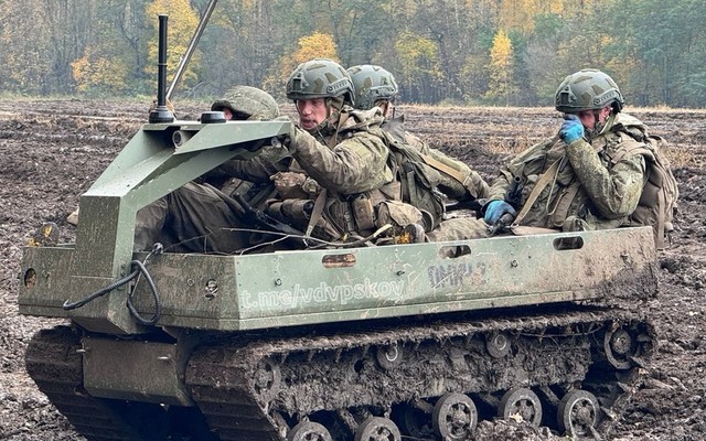 Nền tảng robot Omych bất ngờ được phát hiện gần khu vực chiến sự