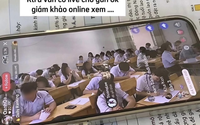 Cô giáo livestream cảnh học trò làm bài thi cho gần 4.000 người xem gây bức xúc: Hiệu trưởng nói gì?