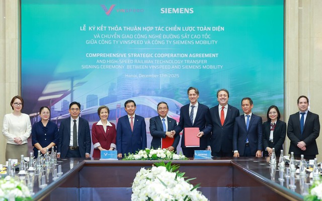 Siemens Mobility - “Gã khổng lồ” vừa ký thỏa thuận hợp tác chiến lược với VinSpeed “khủng” cỡ nào?