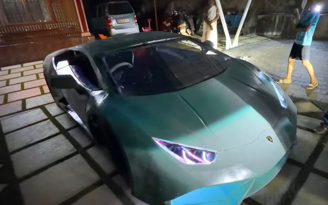 Thêm một chàng trai trẻ dành hẳn 4 năm làm xe mô phỏng Lamborghini Huracan tỷ lệ như thật