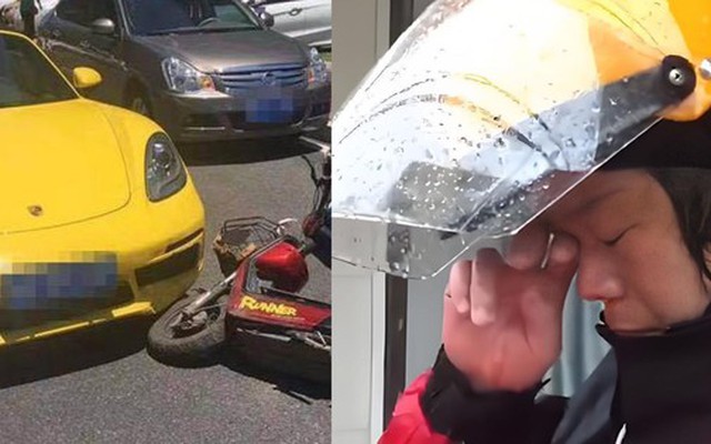 Shipper tông hỏng xe Porsche, bật khóc giữa đường nhưng chủ xe không bắt đền, còn đòi chi trả viện phí: Nhờ 1 câu nói!