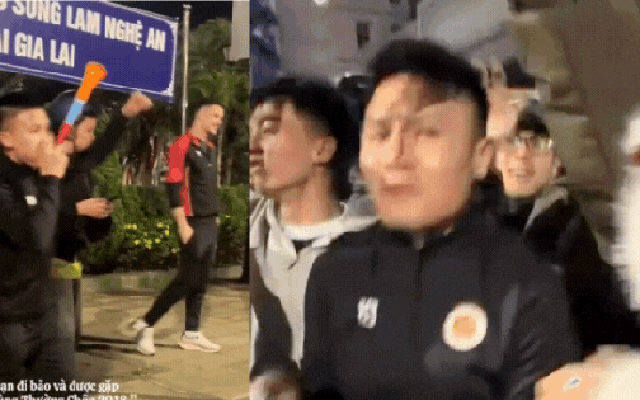 Bắt gặp Quang Hải lao ra đường ăn mừng U22 Việt Nam vô địch: Người tạo trend "đi bão" nay được đi bão rồi!