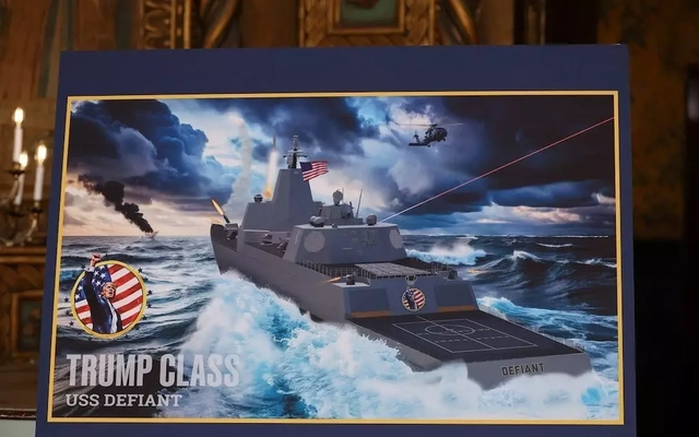 Tổng thống Mỹ Trump tham gia thiết kế lớp tàu chiến mới mang tên mình