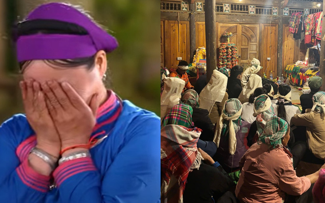 Chị Vàng Thị Thông trong Gia đình Haha nghẹn ngào chia sẻ sau khi người thân qua đời