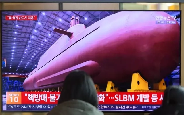 Triều Tiên công bố ảnh về tàu ngầm hạt nhân chiến lược