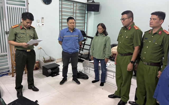 Khám xét khẩn cấp nơi ở, khởi tố Đỗ Thị Thu Hường sinh năm 1993 trong chuyên án liên tỉnh lớn