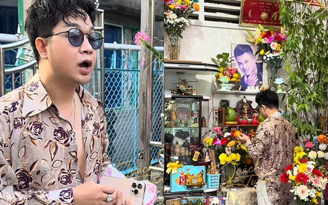 Nam ca sĩ 44 tuổi về tận mộ Vân Quang Long làm một việc