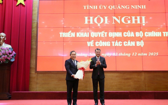 Đồng chí Quản Minh Cường giữ chức vụ Bí thư Tỉnh ủy Quảng Ninh