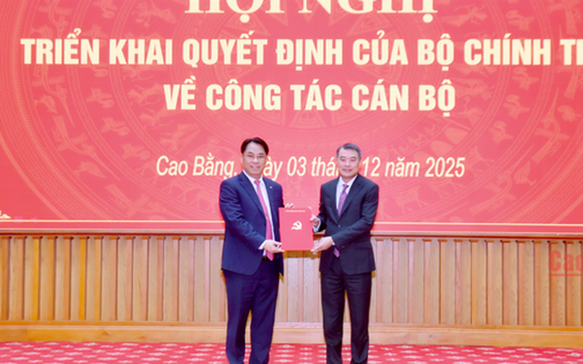 Đồng chí Phan Thăng An giữ chức vụ Bí thư Tỉnh ủy Cao Bằng