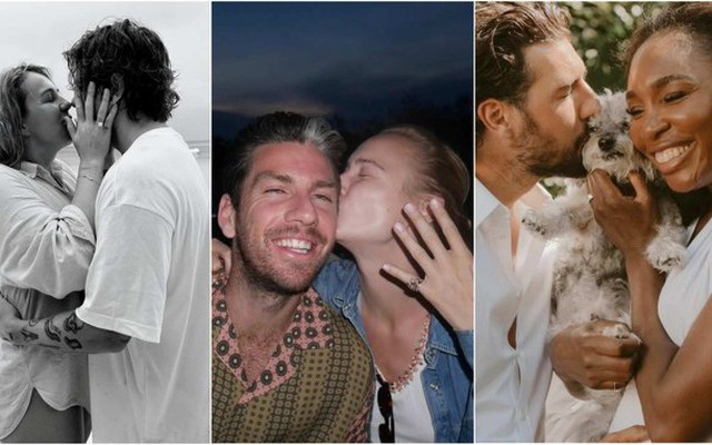 Tình yêu ngập tràn làng quần vợt thế giới