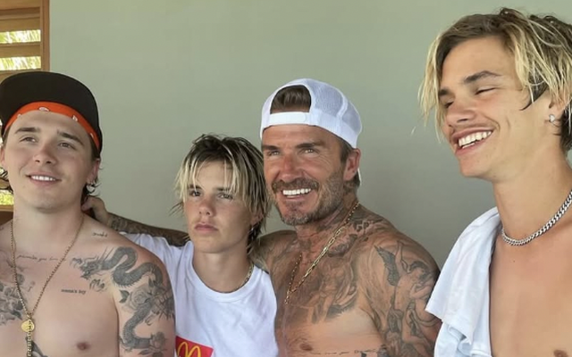 Sau nhiều tháng "chiến tranh lạnh", cậu út nhà Beckham dỗ dành anh cả cỡ này, drama lục đục gia đình sắp được hoá giải?