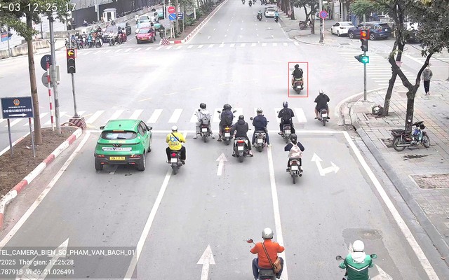 Dự kiến hơn 1.800 camera AI ở Hà Nội bắt lỗi vi phạm giao thông từ 10/12