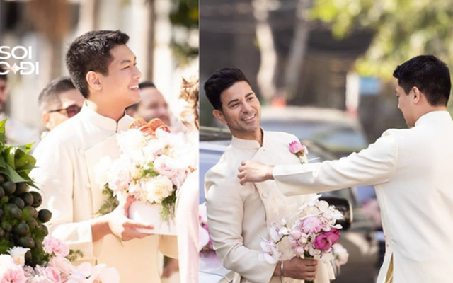 Hiếu Nguyễn sáng rực trong dàn bê tráp đám cưới Tiên Nguyễn, 1 hành động với anh rể nói lên tất cả