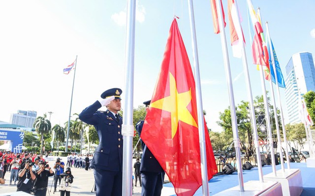 Lễ thượng cờ Đoàn Thể thao Việt Nam tại SEA Games 33: Tự hào và đầy quyết tâm