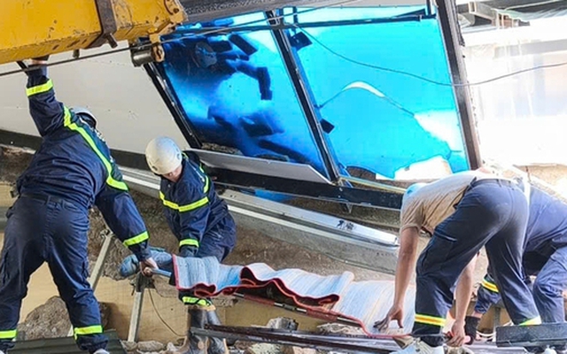 Đà Lạt: Sập mái nhà đang thi công, một công nhân bị đè tử vong