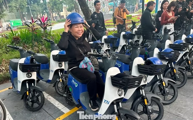 Hà Nội: Xe đạp điện trong vành đai 1 đang ở giai đoạn trải nghiệm