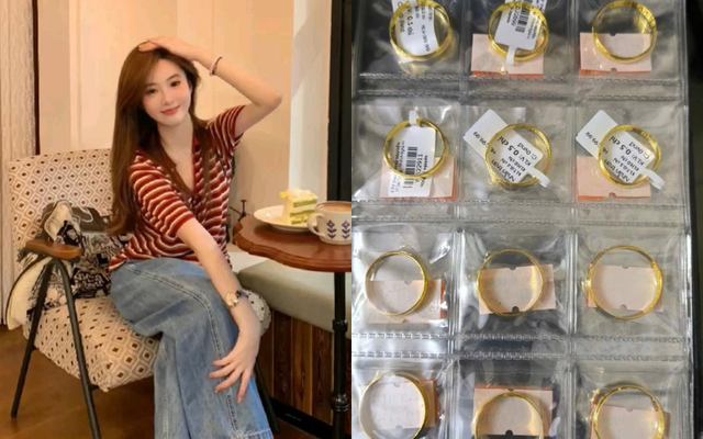 12 chiếc nhẫn vàng chốt sổ 2025 của cô gái Hà Nội