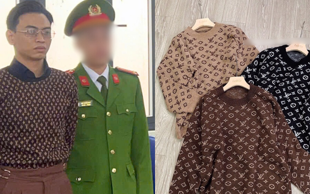 Chiếc áo Louis Vuitton của "tổng tài" vừa bị bắt