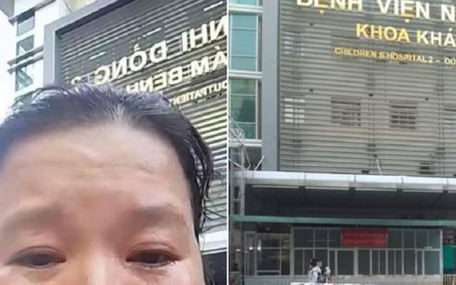 Vụ người phụ nữ ôm con livestream khóc trước cổng bệnh viện: Công an thực nghiệm hiện trường