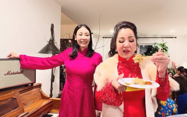 Hà Kiều Anh mở tiệc tại biệt thự ở Mỹ, mẹ ruột nói 1 câu liên quan tới cháu ngoại: “Tôi sợ lắm”