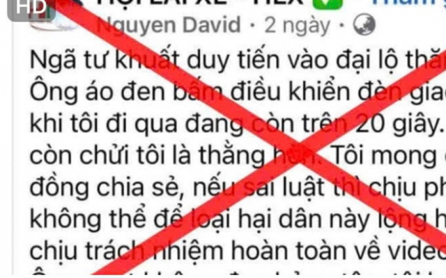 Công an TP Hà Nội khẳng định thông tin "tự ý điều chỉnh đèn giao thông" là tin giả