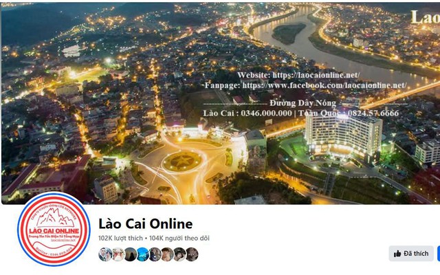 Nhiều fanpage không chính thống hoạt động với tên Lào Cai Online