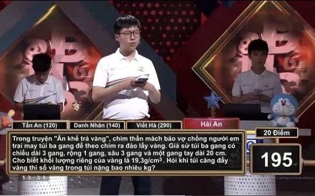 Câu đố ăn khế trả vàng của Đường lên đỉnh Olympia khiến 4 thí sinh chào thua