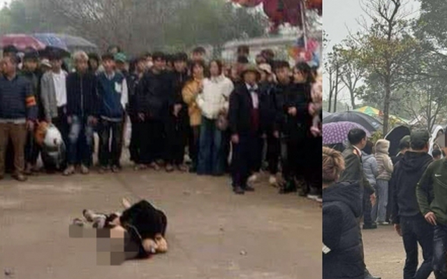 Bắt giữ kẻ hung đồ dùng dao đâm trọng thương một nạn nhân tại lễ hội chùa Đậu