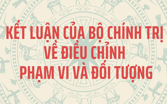 Kết luận của Bộ Chính trị về điều chỉnh phạm vi và đối tượng Nghị định số 178/2024/NĐ-CP