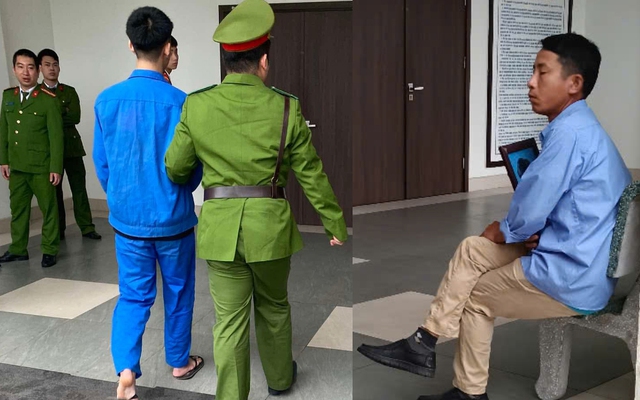 Người thân bần thần ôm di ảnh trước phòng xét xử phúc thẩm vụ nam sinh lớp 8 bị đánh tử vong ở Hà Nội