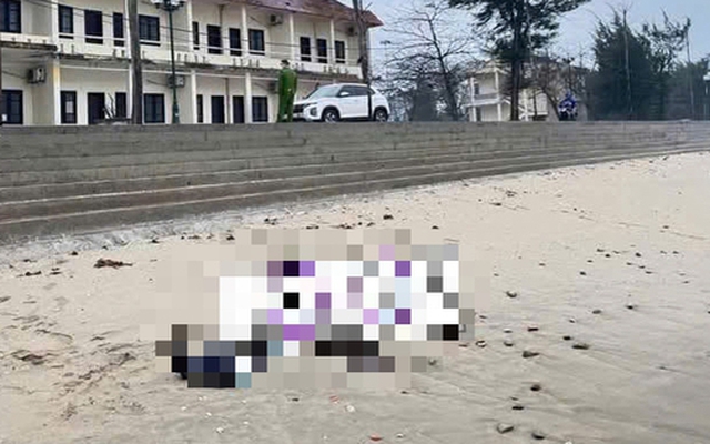 Thi thể nam giới nghi người nước ngoài mất tích trôi dạt vào bờ biển