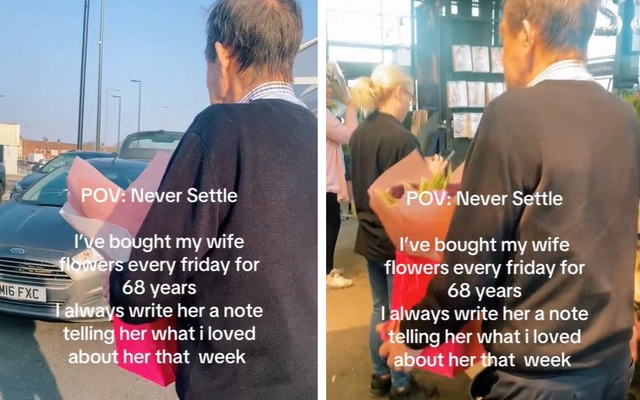 Người đàn ông tuần nào cũng làm 1 điều cho vợ, suốt 68 năm không dừng: Xem xong ai cũng bật khóc