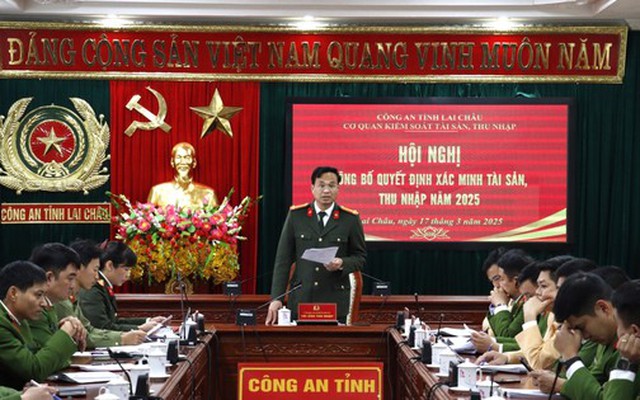Xác minh tài sản, thu nhập của 27 cán bộ Công an tỉnh Lai Châu