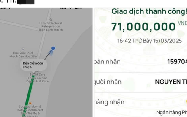 Vụ chuyển tiền Grab từ 71.000 đồng thành 71 triệu đồng: Nữ hành khách đã nhận lại đủ tiền