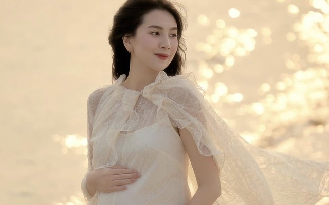 "MC xinh nhất VTV" sau 3 tháng lấy chồng Bắc Giang: Bầu tháng cuối vẫn đẹp, U40 mới được làm mẹ