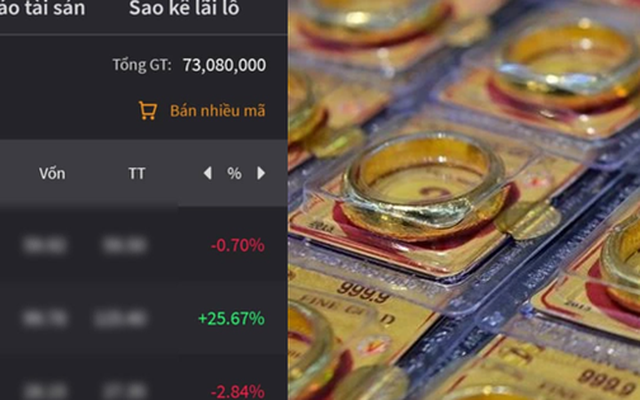 Cùng số tiền đầu tư, tôi mua cổ phiếu lãi 11%, bố tôi âm thầm mua vàng nhẫn lãi gấp 4 lần tôi chỉ trong 6 tháng!