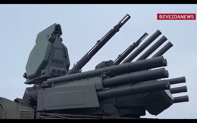 Video khoảnh khắc Pantsir-S bắn rụng UAV ở Kursk