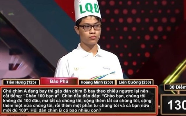 Câu đố Đường lên đỉnh Olympia 'đánh gục' 99% người chơi