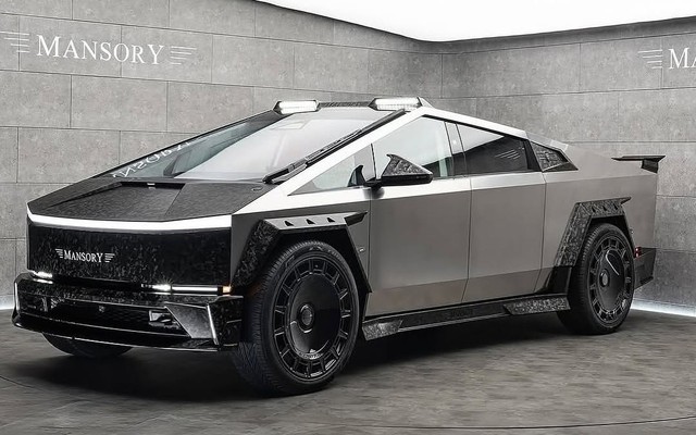 Khám phá xe bán tải điện Tesla Cybertruck độ Mansory