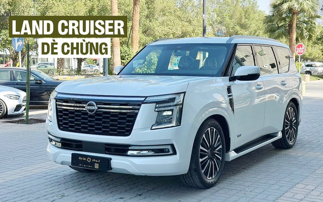 Nissan Patrol 2025 giá khoảng hơn 4 tỷ sắp về Việt Nam sẽ là bản cao cấp nhất, dùng trang bị xịn sò cạnh tranh Land Cruiser