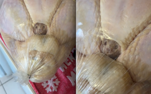 Phát hiện cái đầu và 2 con mắt tròn xoe lẫn trong túi thịt gà mua siêu thị, người phụ nữ nín thở khui bọc nilon và cái kết ngã ngửa