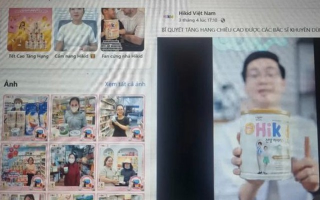 Quảng cáo "Hikid 100g bằng 20 lít sữa", doanh nghiệp thừa nhận chưa có cơ sở khoa học