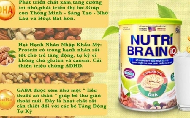 Nutri Brain IQ bị kiểm tra vì quảng cáo "chữa tự kỷ"?