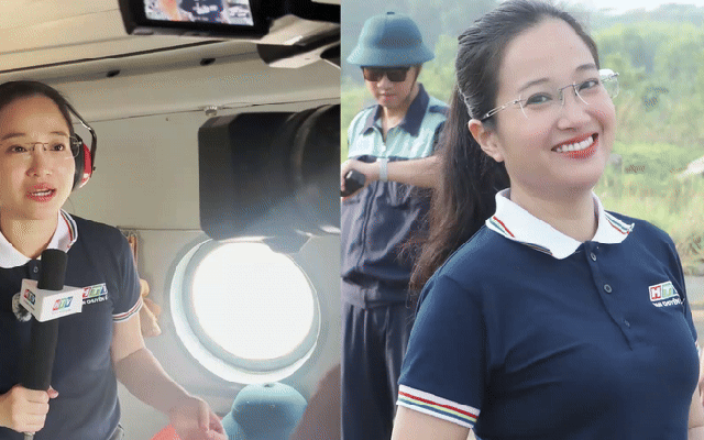 Ai là MC duy nhất của HTV tác nghiệp trên trực thăng của không quân Việt Nam?
