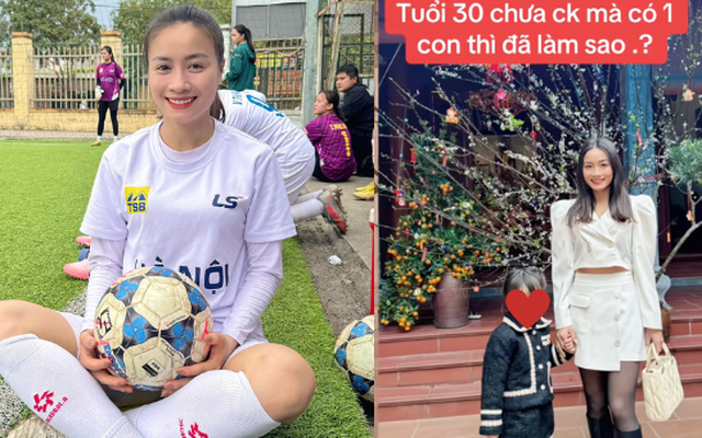 Hotgirl ĐT nữ Việt Nam từng nổi rần rần cõi mạng, nay bất ngờ công khai con gái cực xinh