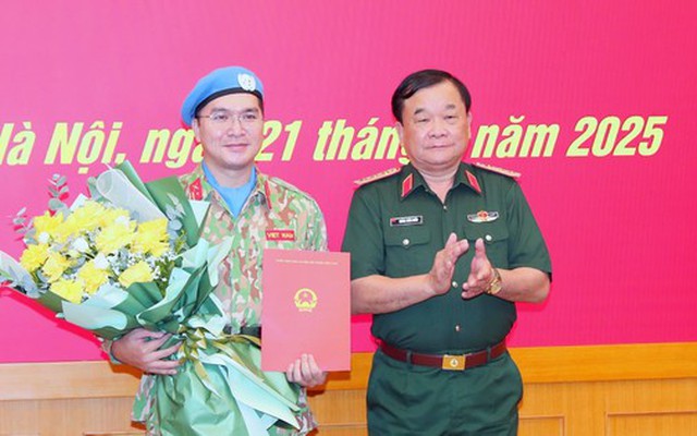 Chủ tịch nước cử Thiếu tá Sử Tấn Phi Long tới Phái bộ MINUSCA