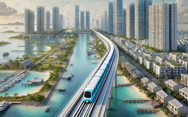 Metro TP.HCM - Cần Giờ mà Vingroup muốn đầu tư 4 tỷ USD: 49km đi hết 16 phút, chở 40.000 khách/1 giờ